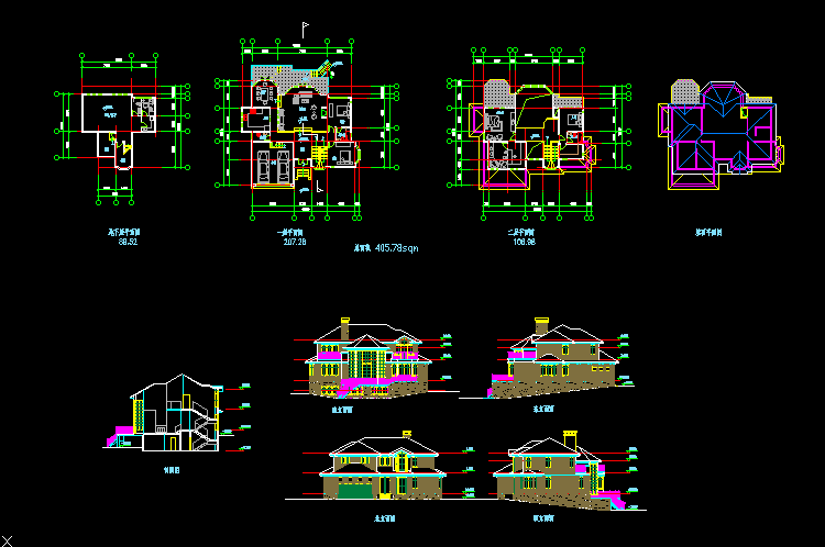 别墅设计施工图2